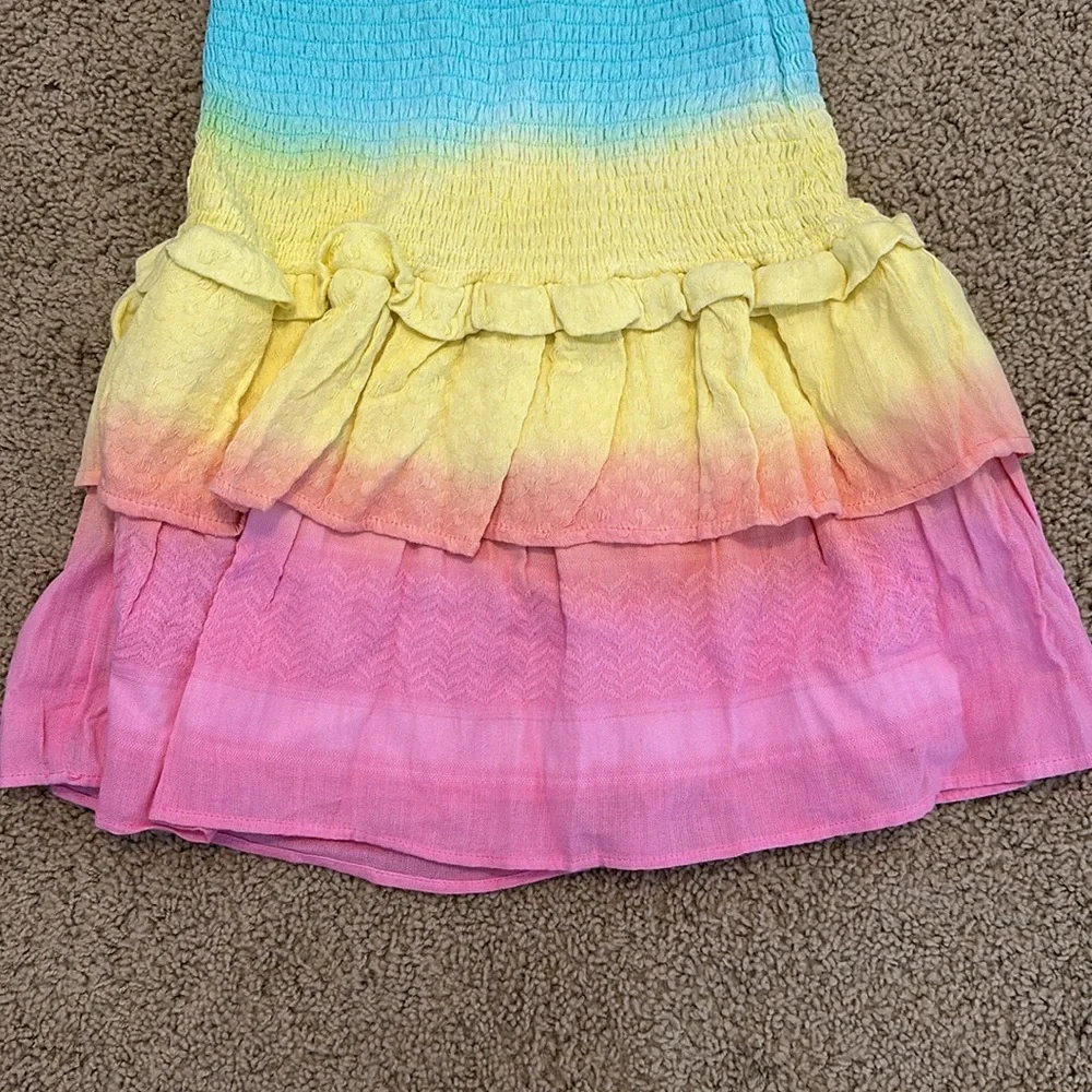 Cecilie Copenhagen Nola Rainbow Tie Dye Skirt - Size XS